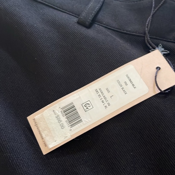 NWT! $88 BCBGeneration Knit Black Twill Pants - 1UX7B63 Size Large - Picture 4 of 7